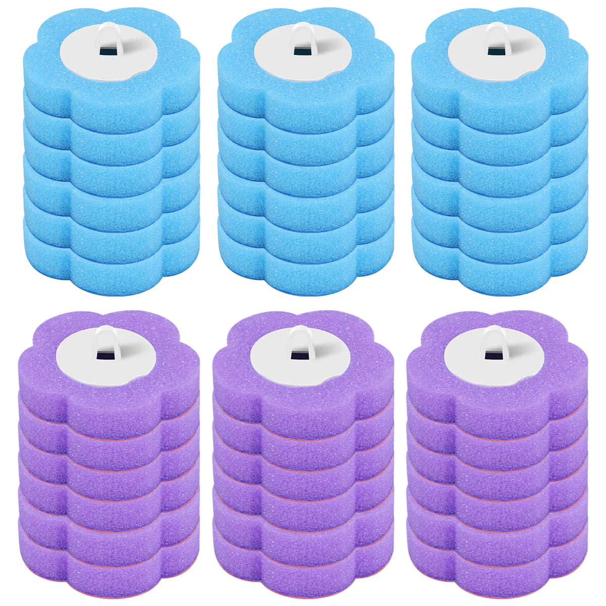 Recharges jetables pour brosse WC – 18 à 72 pièces