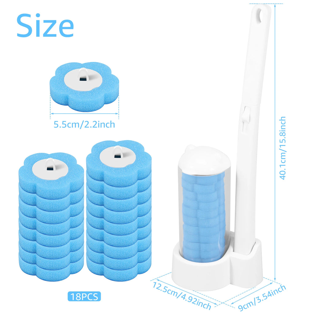 Recharges jetables pour brosse WC – 18 à 72 pièces