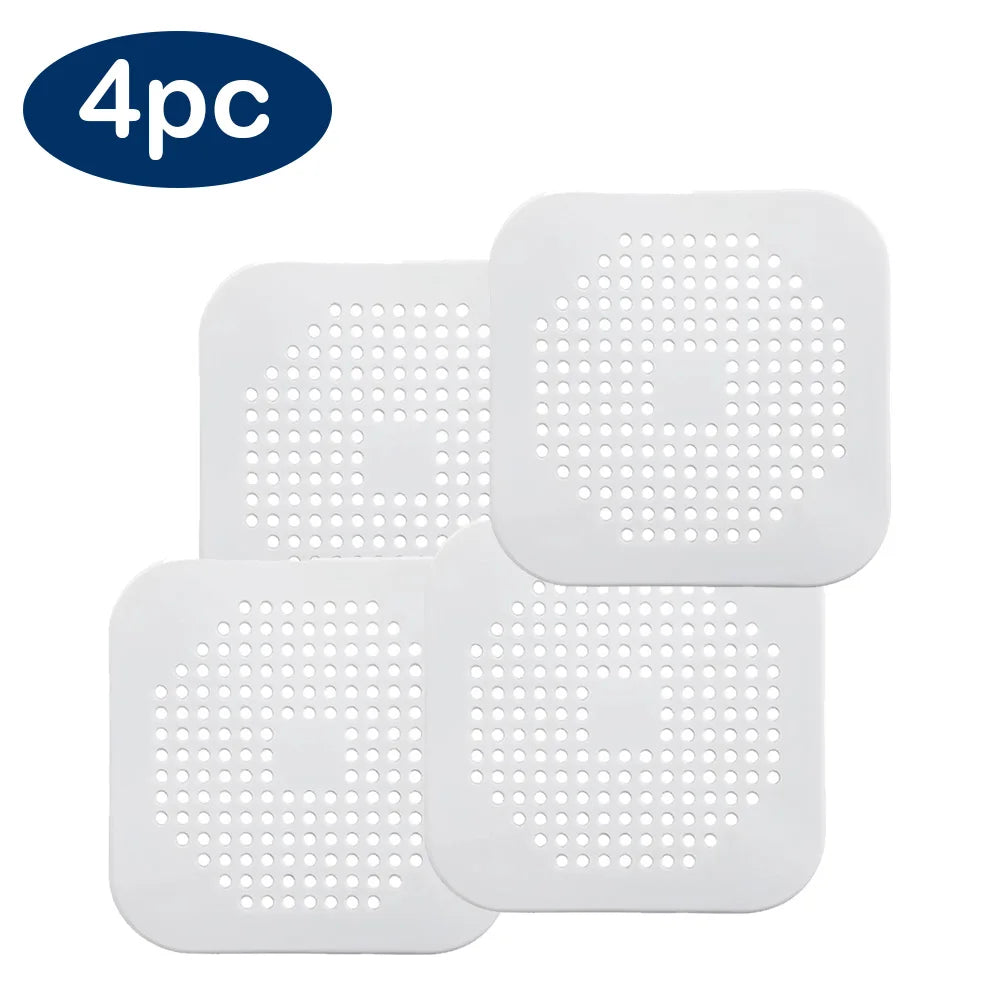 Filtre attrape-cheveux en silicone pour douche et lavabo