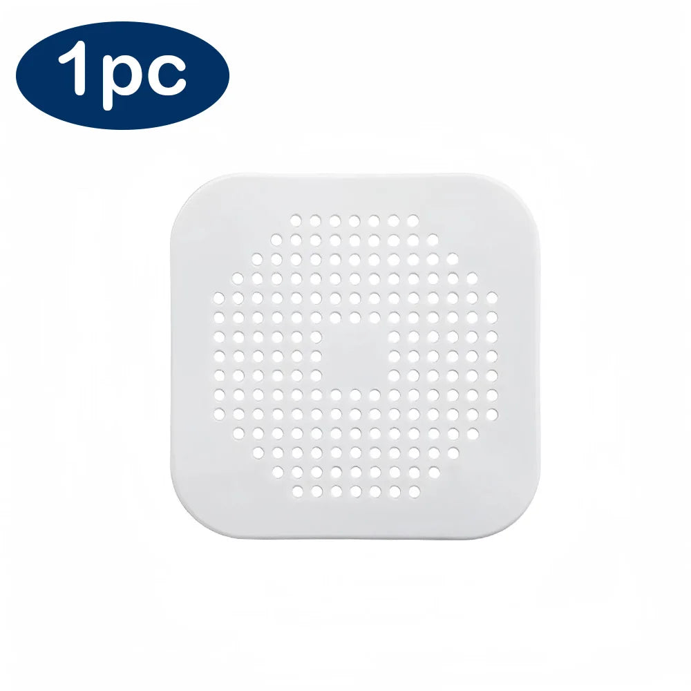 Filtre attrape-cheveux en silicone pour douche et lavabo