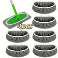 Lot de 4 housses microfibres lavables pour balai serpillière