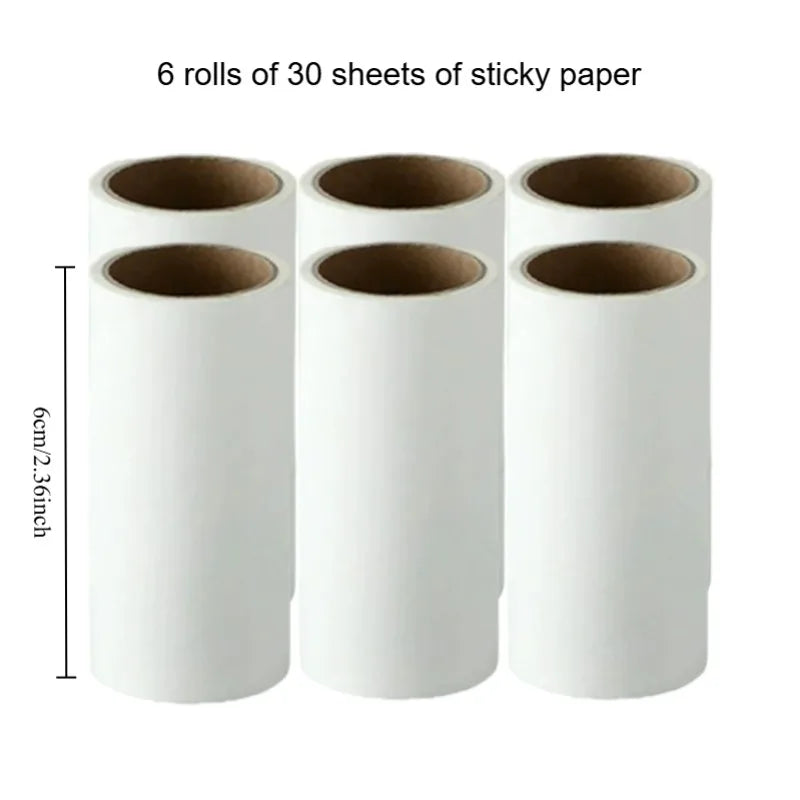 Rouleaux adhésifs anti-poils et peluches – Recharges