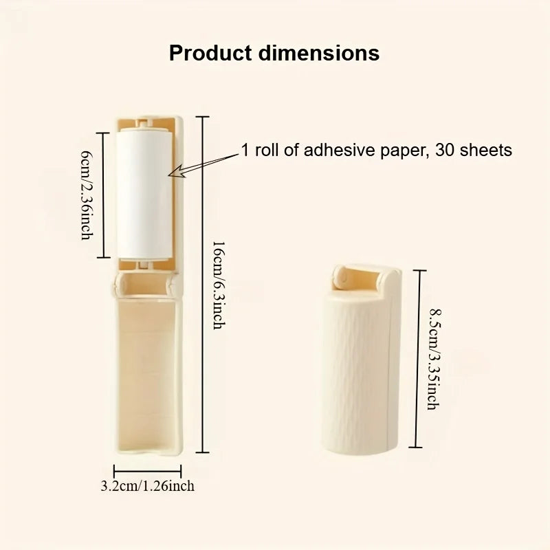 Rouleaux adhésifs anti-poils et peluches – Recharges