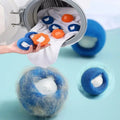 Balle réutilisable attrape-poils pour machine à laver