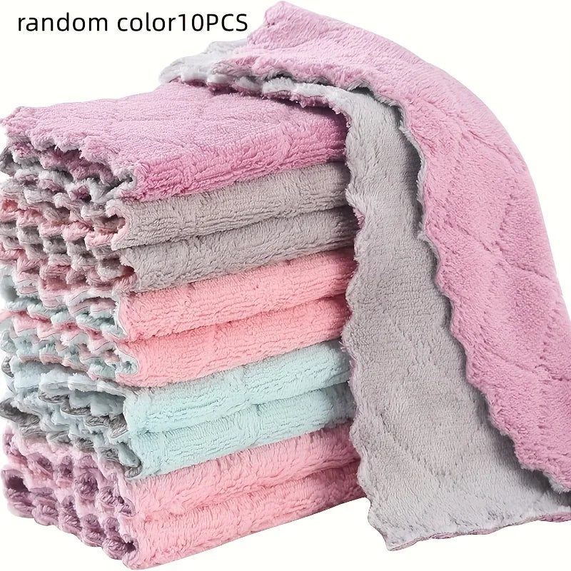 Chiffons multi-usages absorbants – Lot de 10