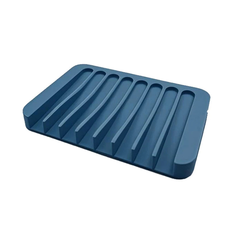 Porte-savon égouttoir en silicone antidérapant