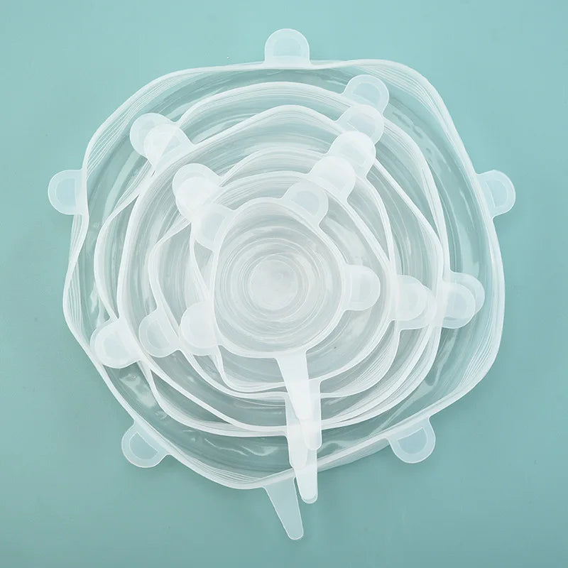 Couvercles extensibles en silicone – Lots de 6 à 24