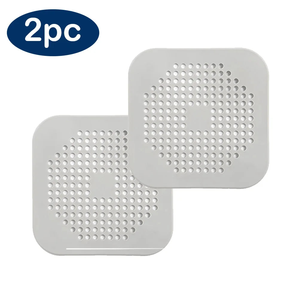 Filtre attrape-cheveux en silicone pour douche et lavabo