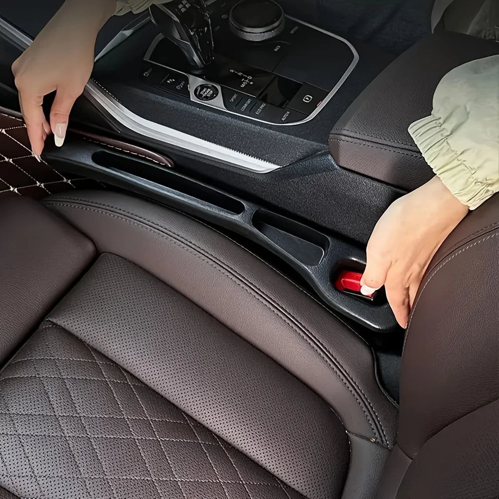 Lot de 2 organiseurs pour espace entre sièges de voiture
