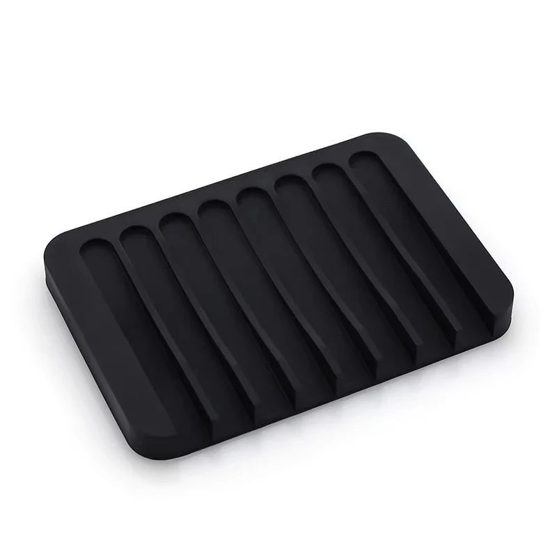 Porte-savon égouttoir en silicone antidérapant