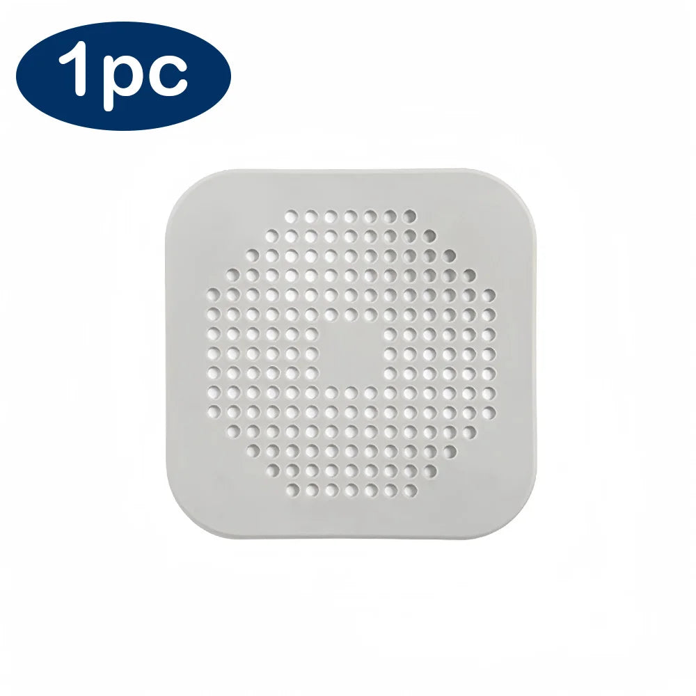 Filtre attrape-cheveux en silicone pour douche et lavabo