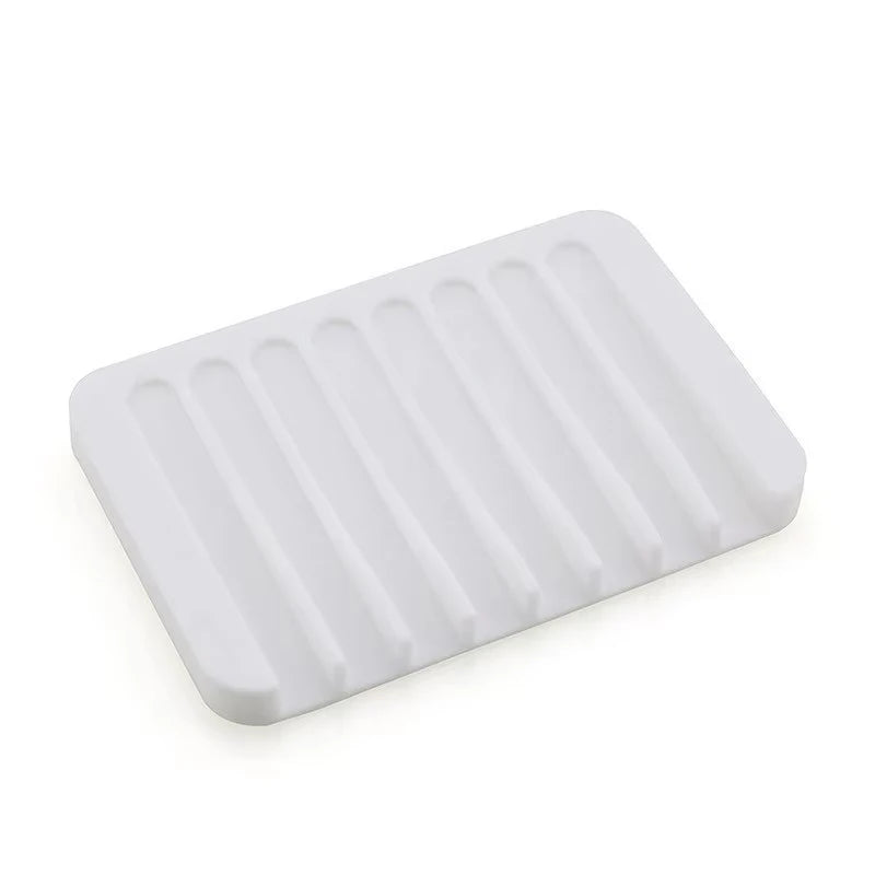 Porte-savon égouttoir en silicone antidérapant