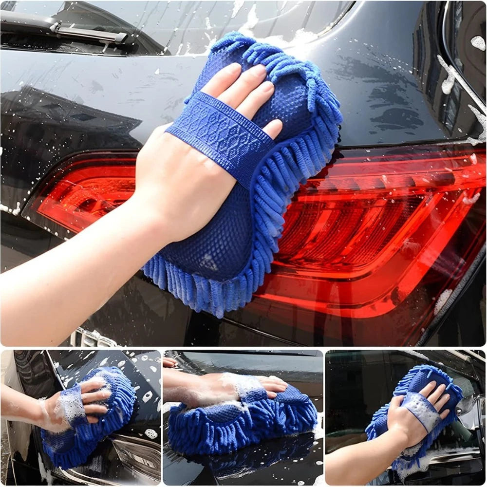 Gant microfibre de lavage pour voiture