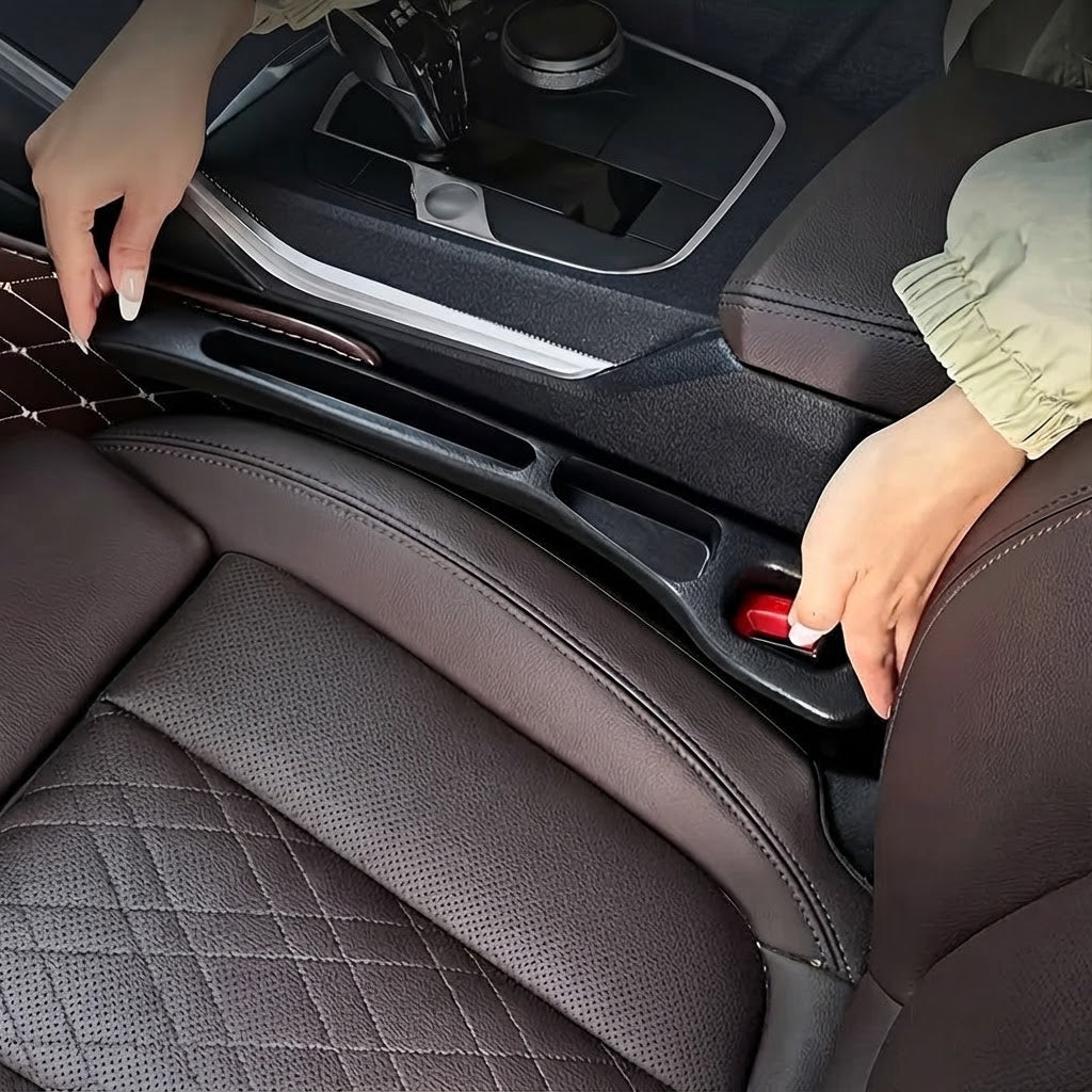 Lot de 2 organiseurs pour espace entre sièges de voiture
