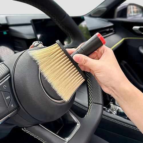 Brosse de nettoyage pour intérieur de voiture et aérateurs
