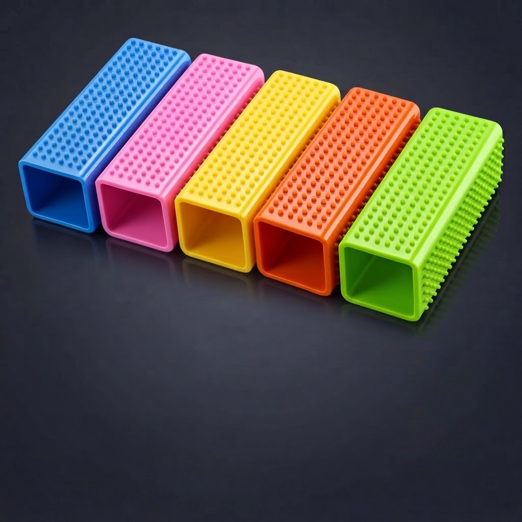 Brosse silicone réutilisable attrape-poils chiens et chats