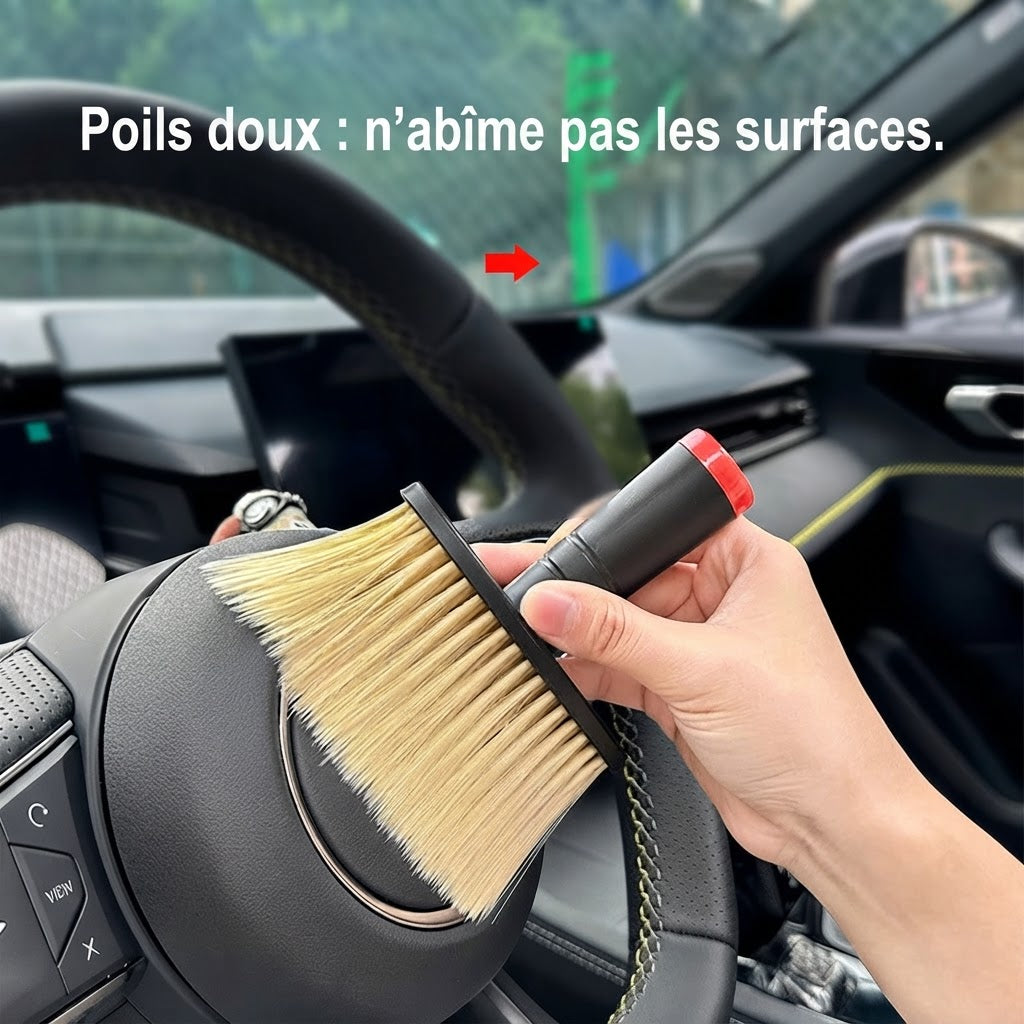 Brosse de nettoyage pour intérieur de voiture et aérateurs – photo 4