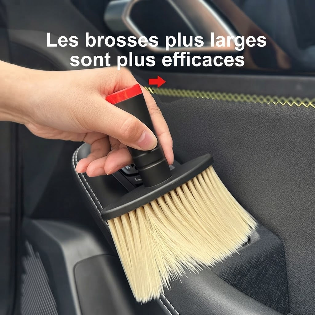 Brosse de nettoyage pour intérieur de voiture et aérateurs – photo 5