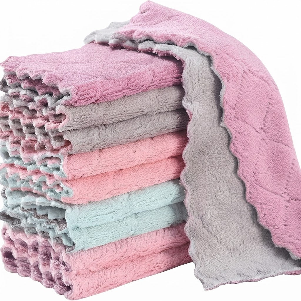 Chiffons multi-usages absorbants – Lot de 10 – photo 1