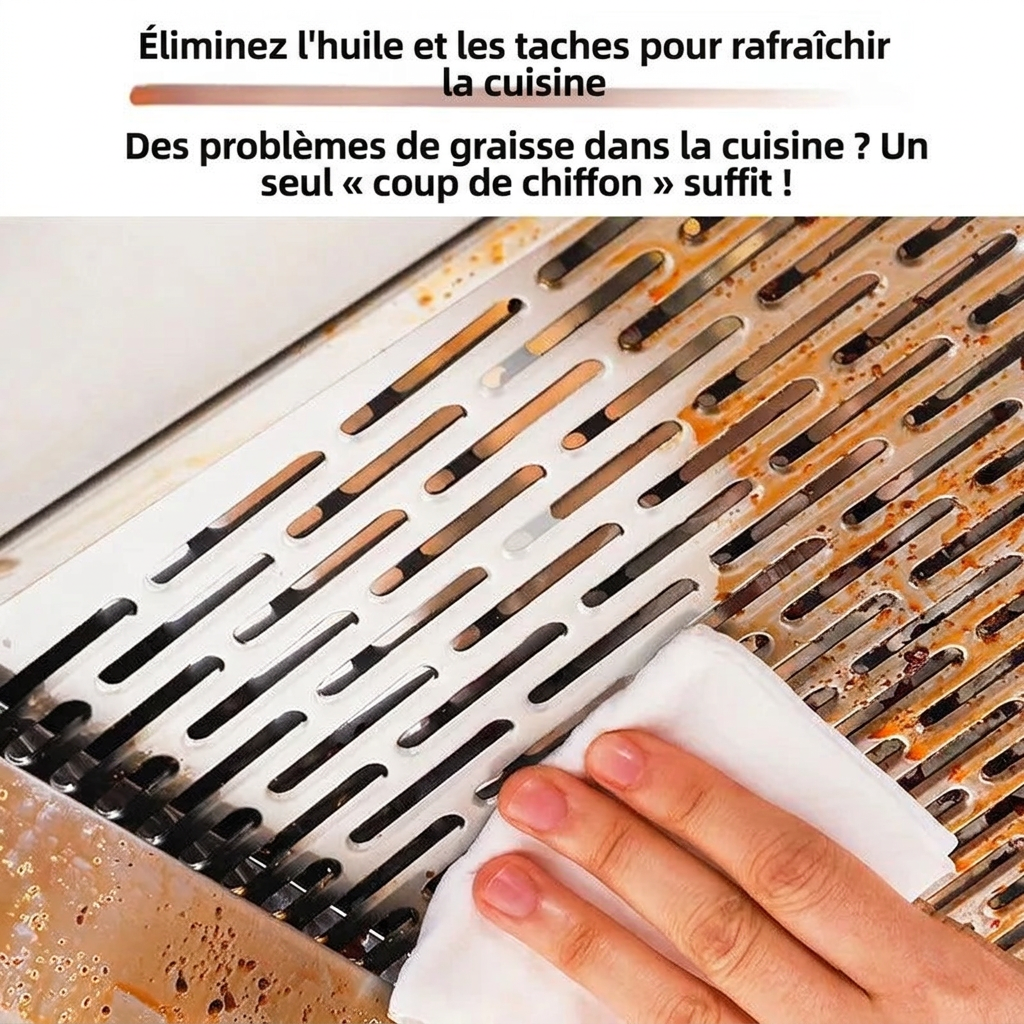 Lingettes nettoyantes cuisine anti-graisse – photo 3