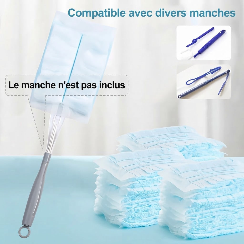 Recharges électrostatiques pour plumeau – Lot de 10 ou 20 – photo 2
