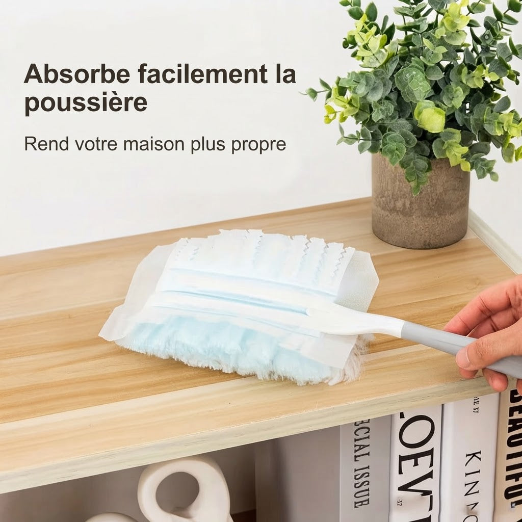 Recharges électrostatiques pour plumeau – Lot de 10 ou 20