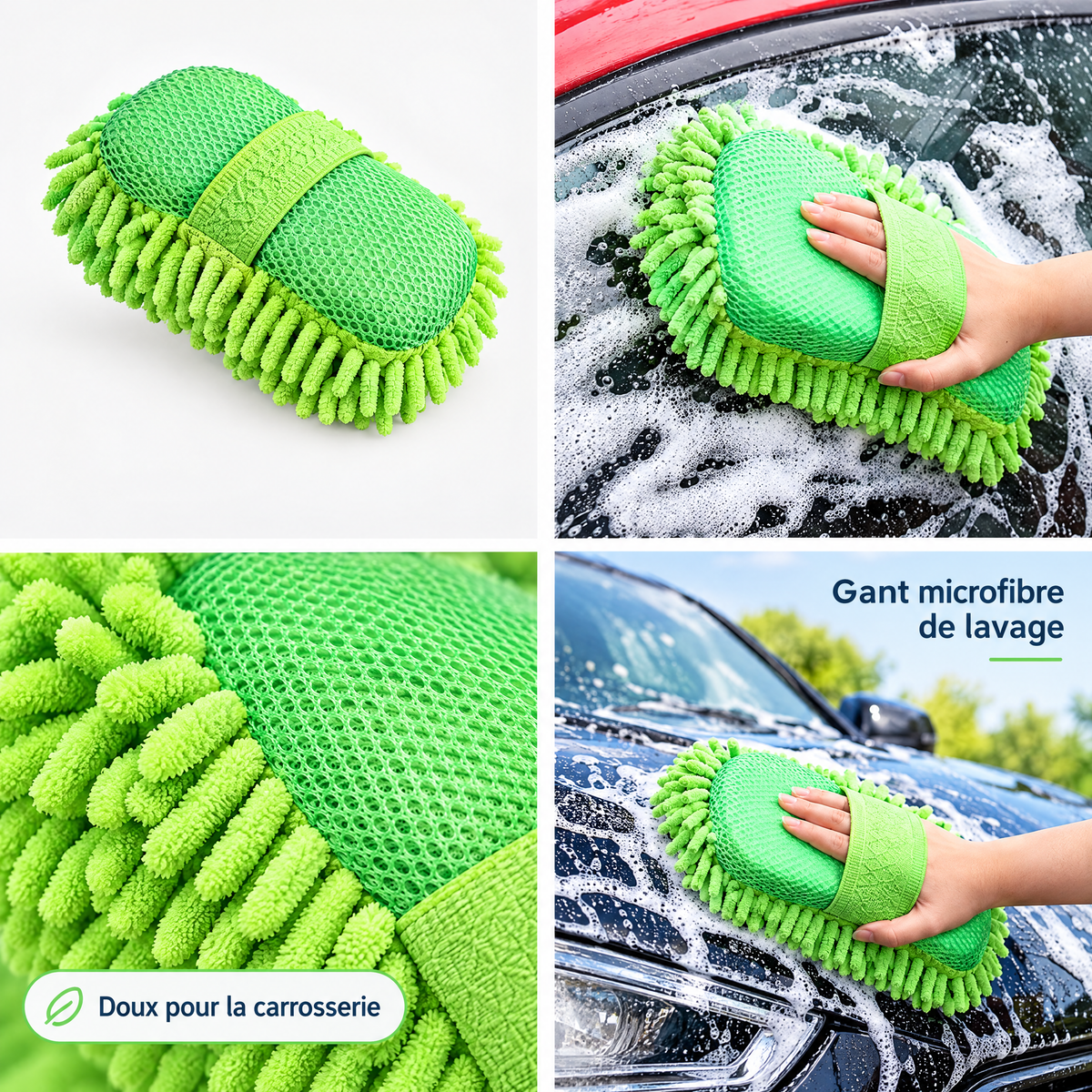 Gant microfibre de lavage pour voiture – visuel 4