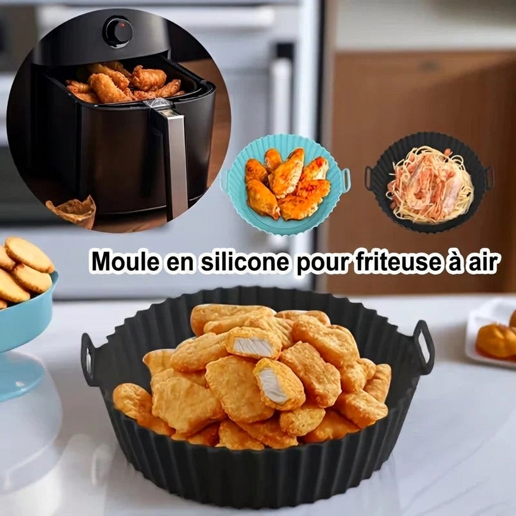 Panier silicone réutilisable Air Fryer – photo 2