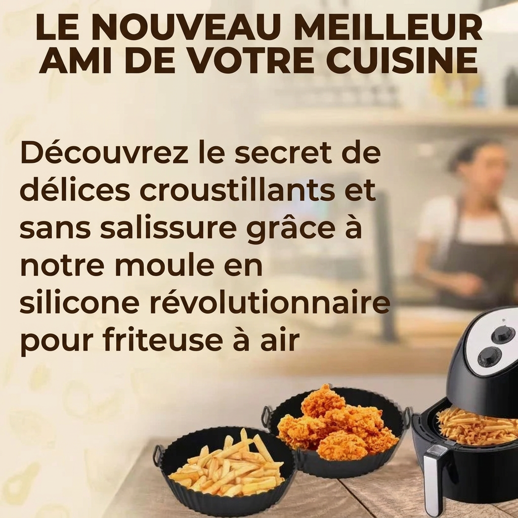 Panier silicone réutilisable Air Fryer – photo 5